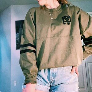 Green Disney World long sleeve
